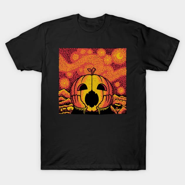 The Starry Halloween Night by Tobe Fonseca T-Shirt by Tobe_Fonseca